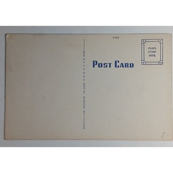 World War 2 1943 Postcard Army Navy Marines US Army Air Corps Postcard Divided - Picture 3 of 4